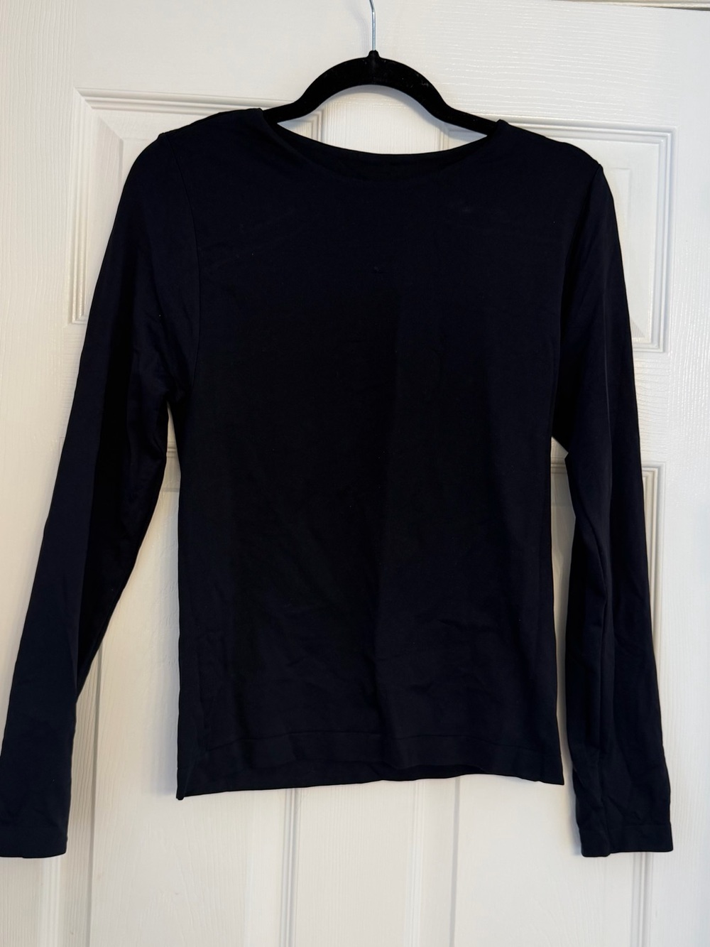 French Laundry Black Long-Sleeve Crewneck Top for Kids